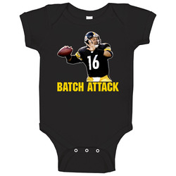Pittsburgh Football Charlie Batch Attack Baby One Piece Pittsburgh Football Charlie Batch Attack Baby One Piece