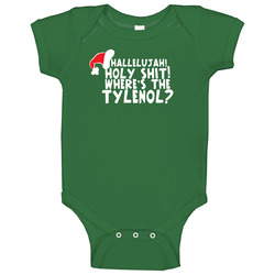 Hallelujah Where's The Tylenol Christmas Vacation Clark Quote Baby One Piece Hallelujah Where's The Tylenol Christmas Vacation Clark Quote Baby One Piece
