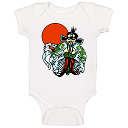 Jack Burton Fu Manchu Big Trouble In Little China Movie Fan Baby One Piece Jack Burton Fu Manchu Big Trouble In Little China Movie Fan Baby One Piece