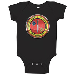 3/7 Challenge Coin Logo Baby One Piece 3/7 Challenge Coin Logo Baby One Piece