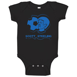 Scott Sterling! Black Baby One Piece Scott Sterling! Black Baby One Piece