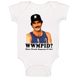 What Would Magnum Pi Do Baby One Piece