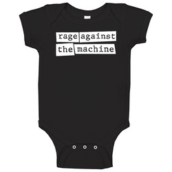 A Rage Against The Machine Logo 2 261113951 Baby One Piece A Rage Against The Machine Logo 2 261113951 Baby One Piece