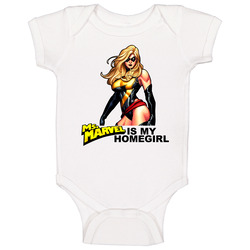 Ms Marvel Is My Homegirl Superhero Comic Baby One Piece Ms Marvel Is My Homegirl Superhero Comic Baby One Piece
