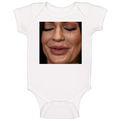 Kylie Jenner Face Close Up Baby One Piece Kylie Jenner Face Close Up Baby One Piece