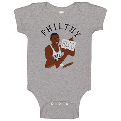 Philthy Wilt Chamberlain Basketball Baby One Piece Philthy Wilt Chamberlain Basketball Baby One Piece