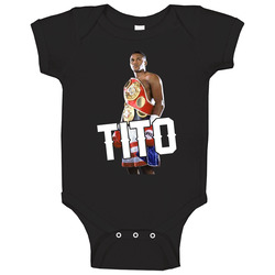 Felix Tito Trinidad Boxing Champion Fight Fan Baby One Piece Felix Tito Trinidad Boxing Champion Fight Fan Baby One Piece