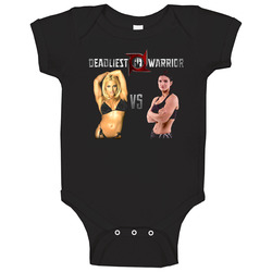 Trish Stratus Vs Gina Carano Baby One Piece Trish Stratus Vs Gina Carano Baby One Piece