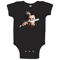Sweeney Todd Johnny Depp Tim Burton Movie Baby One Piece Sweeney Todd Johnny Depp Tim Burton Movie Baby One Piece