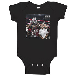 Nick Saban Alabama Coach Distressed Baby One Piece Nick Saban Alabama Coach Distressed Baby One Piece