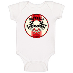 Mean Old Bastards Hot Rods Motorcycles Logo Baby One Piece Mean Old Bastards Hot Rods Motorcycles Logo Baby One Piece