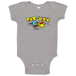 Pac-Man, T-Shirt, Classic, Arcade, Video Game, Retro, 80's, Eighties, 1980'S Baby One Piece Pac-Man, T-Shirt, Classic, Arcade, Video Game, Retro, 80's, Eighties, 1980'S Baby One Piece