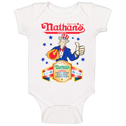 Nathan's Hot Dog Eathing Contest Since 1916 Contest Baby One Piece Nathan's Hot Dog Eathing Contest Since 1916 Contest Baby One Piece