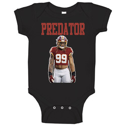 The Predator Chase Young Washington Football Defensive End Funny Baby One Piece The Predator Chase Young Washington Football Defensive End Funny Baby One Piece
