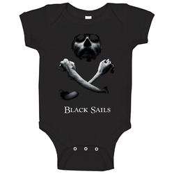 Black Sails Tv Show Crossbones Pirates Baby One Piece Black Sails Tv Show Crossbones Pirates Baby One Piece