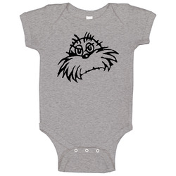 Lorax Face Cartoon Retro Baby One Piece Lorax Face Cartoon Retro Baby One Piece