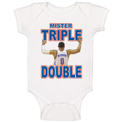 Russell Westbrook Mr Triple Double Okc Basketball T Oklahoma Baby One Piece Russell Westbrook Mr Triple Double Okc Basketball T Oklahoma Baby One Piece