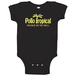 Pollo Tropical Indian Food Logo Baby One Piece Pollo Tropical Indian Food Logo Baby One Piece