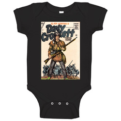 Davy Crockett Frontier Fighter romper jumpsuit Baby One Piece Davy Crockett Frontier Fighter romper jumpsuit Baby One Piece