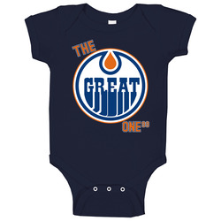 The Great One Edmonton Gretzky Hockey romper jumpsuit Baby One Piece The Great One Edmonton Gretzky Hockey romper jumpsuit Baby One Piece