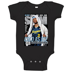 Slam Magazine Issue 107 Allen Iverson Popular Basketball Magazine Grunge Look romper jumpsuit Baby One Piece Slam Magazine Issue 107 Allen Iverson Popular Basketball Magazine Grunge Look romper jumpsuit Baby One Piece