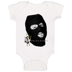 Delocated t-shirt from Adult Swim romper jumpsuit Baby One Piece Delocated t-shirt from Adult Swim romper jumpsuit Baby One Piece