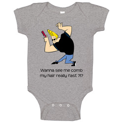 Johnny Bravo Cartoon Elvis Parody romper jumpsuit Baby One Piece Johnny Bravo Cartoon Elvis Parody romper jumpsuit Baby One Piece