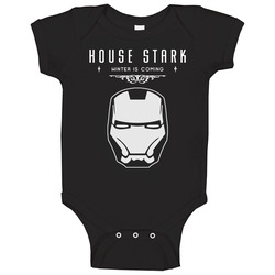 A Game Of Thrones House Tony Stark romper jumpsuit Baby One Piece A Game Of Thrones House Tony Stark romper jumpsuit Baby One Piece
