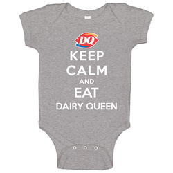Keep Calm And Eat Dairy Queen Restaurant romper jumpsuit Baby One Piece Keep Calm And Eat Dairy Queen Restaurant romper jumpsuit Baby One Piece