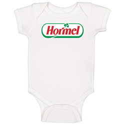 Hormel Nasdaq Company Logo Employee Fan romper jumpsuit Baby One Piece Hormel Nasdaq Company Logo Employee Fan romper jumpsuit Baby One Piece