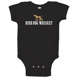 Bird Dog Whiskey Logo Alcohol Drinking Gift Cool Distressed Look romper jumpsuit Baby One Piece