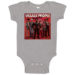 Village People Retro Disco Music romper jumpsuit Baby One Piece Village People Retro Disco Music romper jumpsuit Baby One Piece