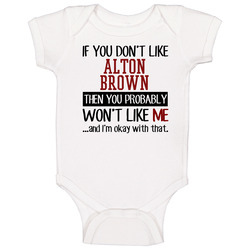 If You Don't Like Alton Brown Then You Won't Like Me Minnesota Baseball Fan romper jumpsuit Baby One Piece