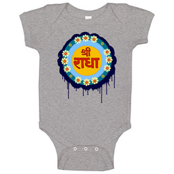 Sri Radhe Graffiti Stencil romper jumpsuit Baby One Piece