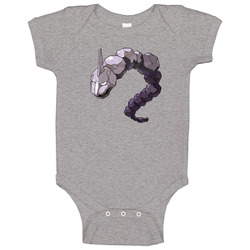 Onix Pokemon Video Game A Pig In romper jumpsuit Baby One Piece