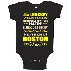 Boston Hockey romper jumpsuit Baby One Piece