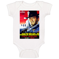 Clint Eastwood Per Qualche Dollaro In Piu romper jumpsuit Baby One Piece