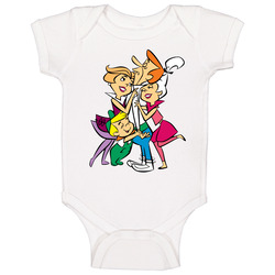 The Jetsons Retro Cartoon Family romper jumpsuit Baby One Piece The Jetsons Retro Cartoon Family romper jumpsuit Baby One Piece
