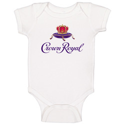 Crown Royal Superior Quality Canadian Whisky Alcohol Lovers romper jumpsuit Baby One Piece