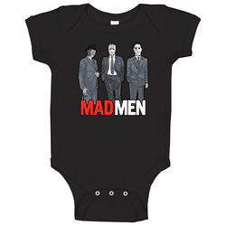 Mad Men Parody Freddy Vs Jason Michael Myers Horror Film romper jumpsuit Baby One Piece