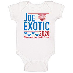 Joe Exotic 2020 Tiger King Make America Exotic Again romper jumpsuit Baby One Piece Joe Exotic 2020 Tiger King Make America Exotic Again romper jumpsuit Baby One Piece
