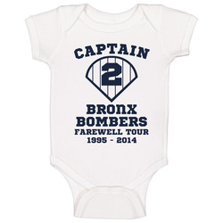 Derek Jeter Ny Yankees Farewell Captain Baseball romper jumpsuit Baby One Piece Derek Jeter Ny Yankees Farewell Captain Baseball romper jumpsuit Baby One Piece
