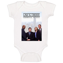 Law And Order Criminal Intent Popular Cop Show Tv Fan romper jumpsuit Baby One Piece