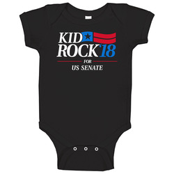 Kid Rock For United States Senate 2018 Vote Political romper jumpsuit Baby One Piece Kid Rock For United States Senate 2018 Vote Political romper jumpsuit Baby One Piece