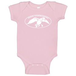 Duck Commander Duck Dynasty White Logo Light Pink romper jumpsuit Baby One Piece Duck Commander Duck Dynasty White Logo Light Pink romper jumpsuit Baby One Piece