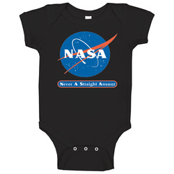 Nasa Never A Straight Answer romper jumpsuit Baby One Piece
