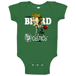 Larry Bird Retro Basketball Caricature romper jumpsuit Baby One Piece Larry Bird Retro Basketball Caricature romper jumpsuit Baby One Piece