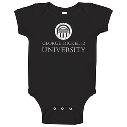 George Dickel 12 University Drinking Cool Party romper jumpsuit Baby One Piece