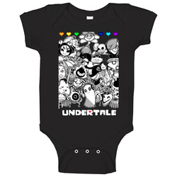 Undertale All Char Tg Black romper jumpsuit Baby One Piece Undertale All Char Tg Black romper jumpsuit Baby One Piece