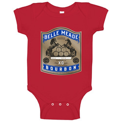 Belle Meade Bourbon Logo Alcohol Drinking Gift Cool romper jumpsuit Baby One Piece